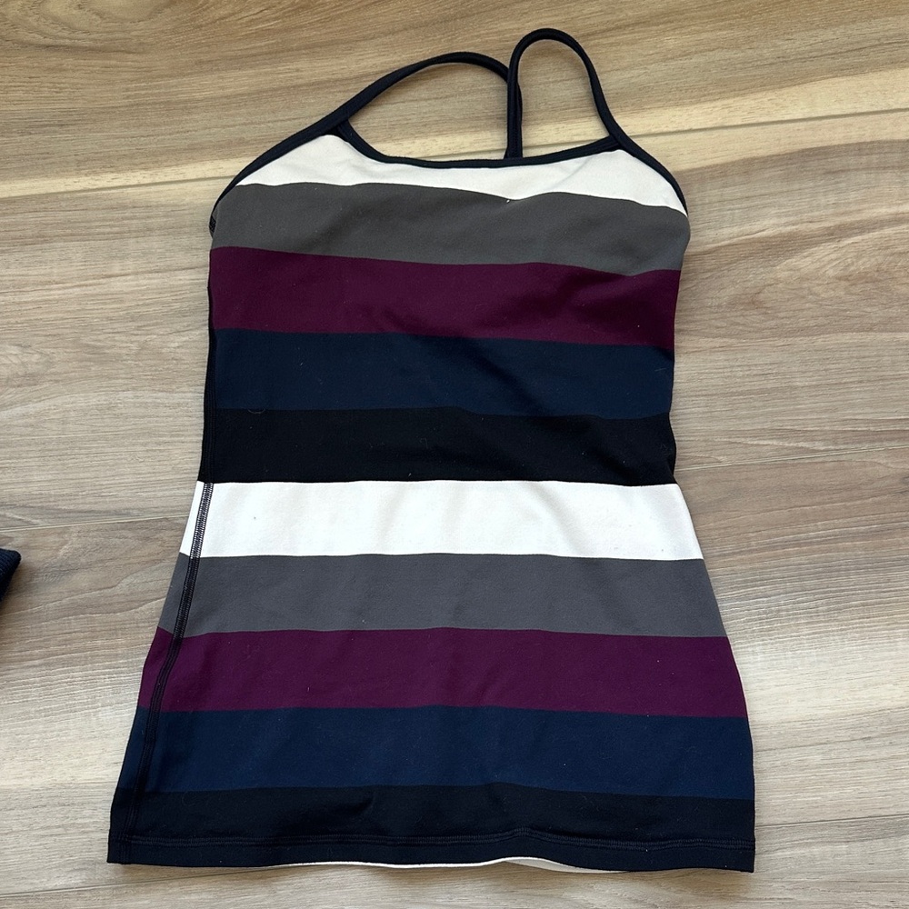Lululemon Athletica Multicolor Striped Tank Top